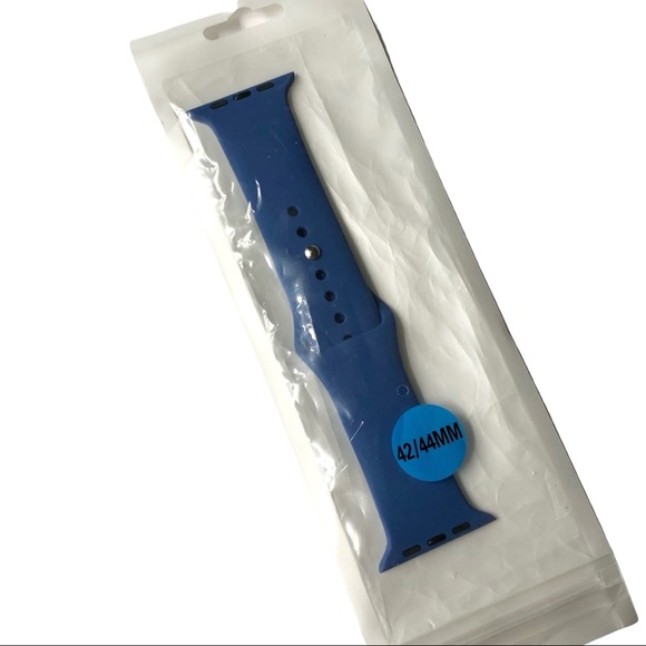 5/$20 NEW BLUE Silicone Sport Band Apple Watch 44/45/49 mm S/M - Picture 6 of 7